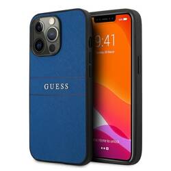 GUESS GUHCP13LPSASBBL IPHONE 13 PRO / 13 6.1 "BLUE / BLUE SAFFIANO STRAP