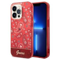 GUESS GUHCP14LHGBNHR IPHONE 14 PRO 6.1 "RED/RED HARDCASE BANDANA PAISLEY