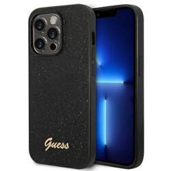 GUESS GUHCP14LHGGSHK IPHONE 14 PRO 6.1 "BLACK/BLACK HARD CASE GLITTER SCRIPT