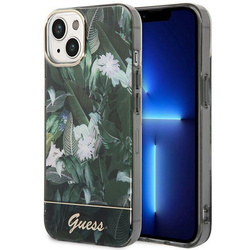GUESS GUHCP14MHGJGHA IPHONE 14 PLUS / 15 PLUS 6.7 "ZIELONY / GREEN HARDCASE JUNGLE COLLECTION