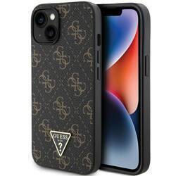 GUESS GUHCP14SPG4GPK IPHONE 14/15/13 6.1 "BLACK / BLACK HARDCASE 4G TRIANGLE METAL LOGO