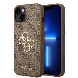 GUESS GUHCP15M4GGBR IPHONE 15 PLUS / 14 PLUS 6.7 "BRONZE / BROWN HARDCASE 4G BIG METAL LOGO