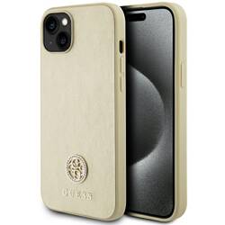 GUESS GUHCP15MPS4DGPD IPHONE 15 PLUS / 14 PLUS 6.7 "ZLOTY / GOLD HARDCASE STRASS METAL LOGO