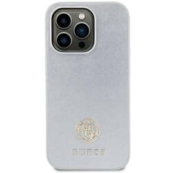 GUESS GUHCP15MPS4DGPS IPHONE 15 PLUS / 14 PLUS 6.7 "SILVER / SILVER HARDCASE STRASS METAL LOGO