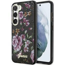 GUESS GUHCS23MHCFWSK S23+ S916 BLACK/BLACK HARDCASE FLOWER COLLECTION