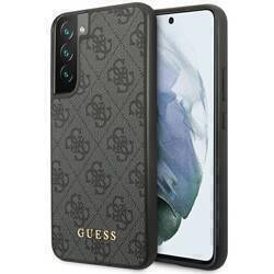 GUESS GUHCS23SG4GFGR S23 S911 GRAY/GRAY HARDCASE 4G METAL GOLD LOGO