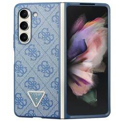 GUESS GUHCZFD5P4TDPB F946 WITH FOLD5 BLUE/BLUE HARDCASE LEATHER 4G TRIANGLE STRASS