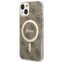 GUESS GUHMP14MH444 IPHONE 14 PLUS / 15 PLUS 6.7 "BROWN / BROWN HARDCASE 4G MAGSAFE