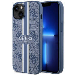 GUESS GUHMP14SP4RPSB IPHONE 14/15/13 6.1 "BLUE / BLUE HARDCASE 4G PRINTED STRIPES MAGSAFE