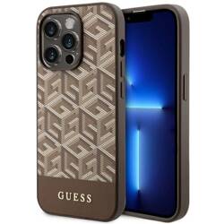 GUESS GUHMP14XHGCFSEW IPHONE 14 PRO MAX 6.7 "BROWN/BROWN HARD CASE GCUBE STRIPES MAGSAFE