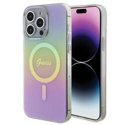 GUESS GUHMP15LHITSP IPHONE 15 PRO 6.1 "PINK/PINK HARDCASE IML IRIDESCENT MAGSAFE