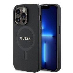 GUESS GUHMP15LPSAHMCK IPHONE 15 PRO 6.1 "BLACK/BLACK HARDCASE SAFFIANO MAGSAFE