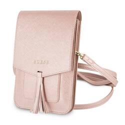 GUESS HANDBAG GUWBSSAPI PINK/PINK SAFFIANO