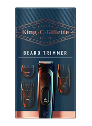 Gillette King C. Beard Trimmer Kit for Men, Black