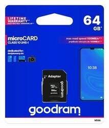 GoodRam karta pamięci 64GB microSDXC kl. 10 UHS-I 30 / 15 MB/s + adapter