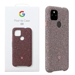 Google Fabric Case for Pixel 4a 5G - Red (Chili Flakes) Damaged packaging