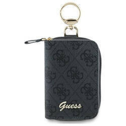 Guess Cable Pouch GUABP4DPTK Saszetka na  kabel czarny/black 4G Triangle