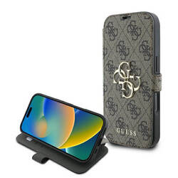 Guess GUBKP16X4GMGGR iPhone 16 Pro Max 6.9" czarny/black book 4G Metal Logo