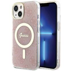 Guess GUHMP16SH4STP iPhone 16 6.1" różowy/pink hardcase IML 4G MagSafe