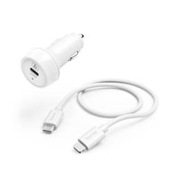 HAMA CAR CHARGER POWER DELIVERY/QUALCOMM® 20W, USB C - LIGHTNING MFI 00210564