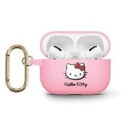 HELLO KITTY HKA33DKHSP AIRPODS 3 COVER PINK/PINK SILICONE 3D KITTY HEAD