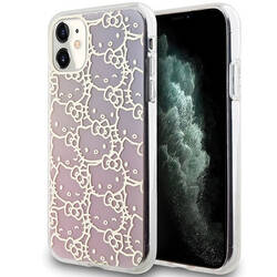 HELLO KITTY HKHCN61HCHPEP IPHONE 11 / XR 6.1 "PINK / PINK HARDCASE IML GRADIENT ELECTROP CROWDED KITTY HEAD