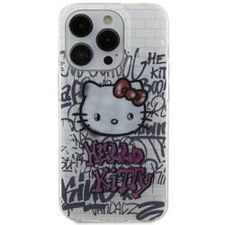 HELLO KITTY HKHCN61HDGPHT IPHONE 11 / XR 6.1 "BIAŁY / WHITE HARDCASE IML KITTY ON BRICKS GRAFFITI