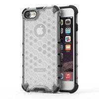 HONEYCOMB CASE ARMOR COVER WITH TPU BUMPER FOR IPHONE 8 / IPHONE 7 TRANSPARENT