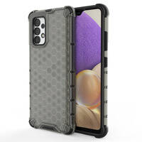 HONEYCOMB CASE ARMORED COVER WITH A GEL FRAME FOR SAMSUNG GALAXY A03S (166.5) BLACK