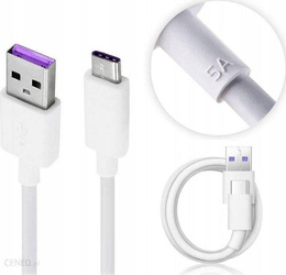 HUAWEI USB CABLE HL1289 USB-C TYPE C 5A 1M QUICK CHARGE 3.0 WHITE