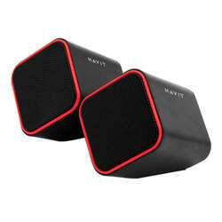 Havit HV-SK473-BR USB 2.0 speaker (Black-Red)