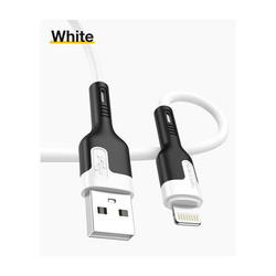 JELLICO USB CABLE - A6 3.1A LIGHTNING 1M BLACK