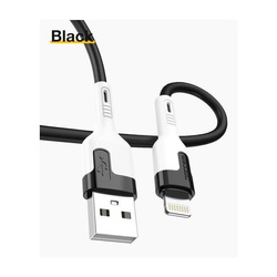 JELLICO USB CABLE - A6 3.1A LIGHTNING 1M WHITE