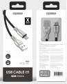 JELLICO USB CABLE - KDS-60 3.1A MICRO USB 1M BLACK