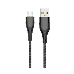 JELLICO USB CABLE - KDS-90 3.1A MICRO USB 1M BLACK