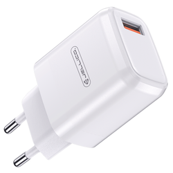 JELLICO wall charger AK165 22,5W 1xUSB QC3.0 + cable Lightning White