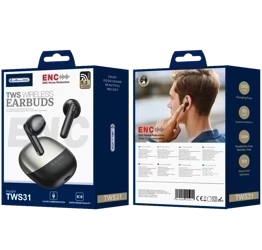 JELLICO wireless earphones (ENC) TWS31 Black