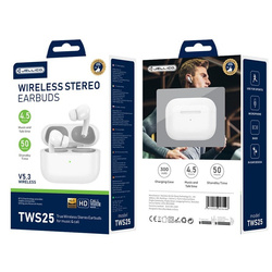 JELLICO wireless earphones TWS25 White