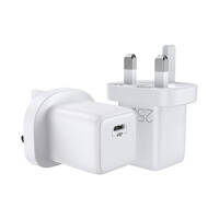 JOYROOM FAST USB TYPE C WALL CHARGER 25W 3A UK PLUG WHITE (L-P251)