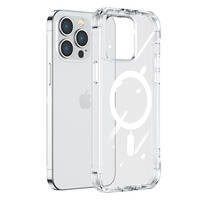 JOYROOM MAGNETIC DEFENDER MAGNETIC CASE FOR IPHONE 14 PRO MAX ARMORED COVER WITH HOOKS STAND CLEAR (MAGSAFE COMPATIBLE)