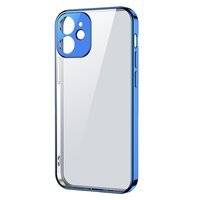 JOYROOM NEW BEAUTY SERIES ULTRA THIN CASE WITH ELECTROPLATED FRAME FOR IPHONE 12 DARK-BLUE (JR-BP742)