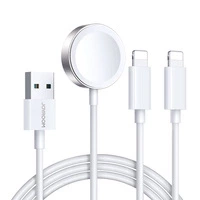 JOYROOM S-IW007 3-IN-1 CABLE USB-A MAGNETIC CHARGER - LIGHTNING 1.2M - WHITE