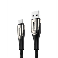 JOYROOM SHARP SERIES FAST CHARGING CABLE USB-A - USB-C 3A 1.2M BLACK (S-M411)