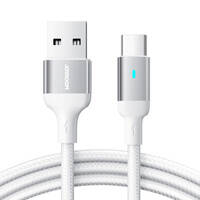 JOYROOM USB CABLE - USB C 3A FOR FAST CHARGING AND DATA TRANSFER A10 SERIES 3 M WHITE (S-UC027A10)