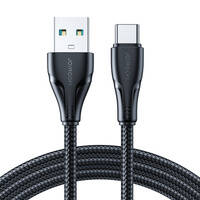 JOYROOM USB - USB C 3A CABLE SURPASS SERIES FOR FAST CHARGING AND DATA TRANSFER 3 M BLACK (S-UC027A11)