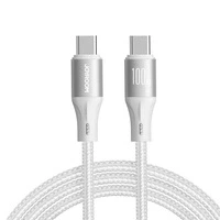 Joyroom Light-Speed ​​Series SA25-CC5 100W USB-C / USB-C cable 1.2m - white