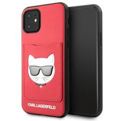 KARL LAGERFELD KLHCN61CSKCRE IPHONE 11 6.1 " / XR HARDCASE RED / RED CHUPETTE HEAD CARDSLOT
