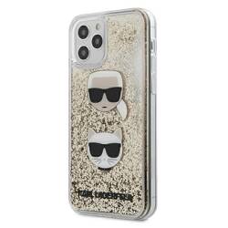 KARL LAGERFELD KLHCP12LKCGLGO IPHONE 12 PRO MAX 6.7 "GOLD/GOLD HARDCASE LIQUID GLITTER KARL & CHOUPETTE