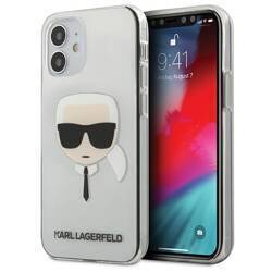 KARL LAGERFELD KLHCP12SKTR IPHONE 12 MINI 5.4 "HARDCASE TRANSPARENT KARL`S HEAD