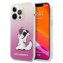 KARL LAGERFELD KLHCP13LCFNRCPI IPHONE 13 PRO / 13 6.1 "HARDCASE PINK / PINK CHUPETTE FUN